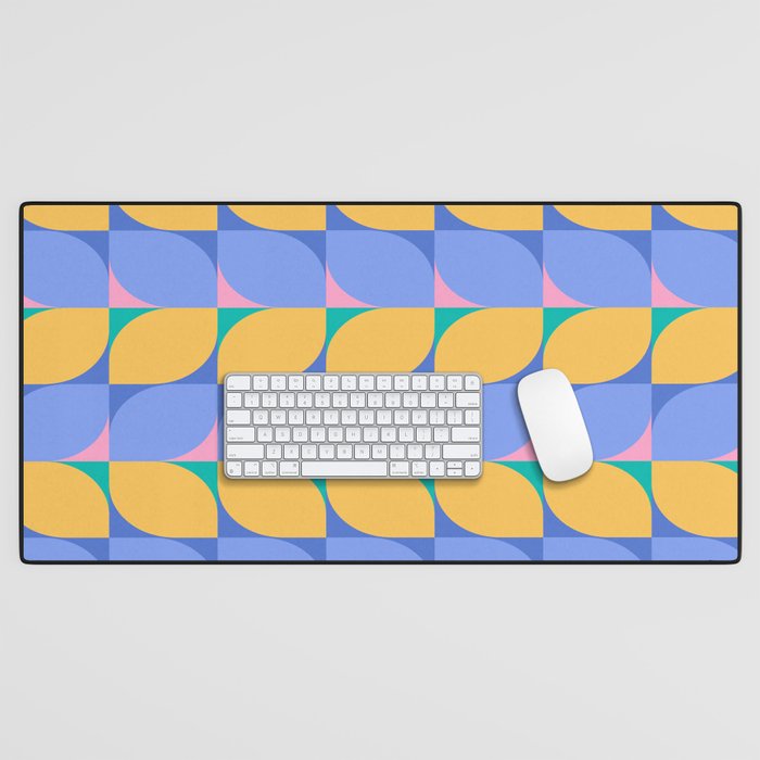 Almond Shapes Pattern I Desk Mat Gallery Image 1