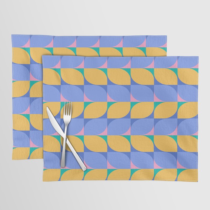 Almond Shapes Pattern I Placemat Gallery Image 1
