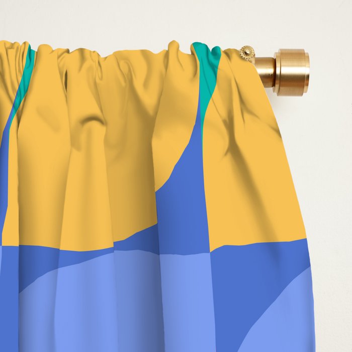 Almond Shapes Pattern I Window Curtain Gallery Image 2