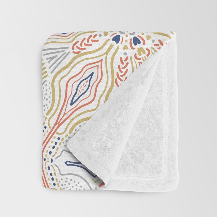 Modern mosaic mandalas Throw Blanket Gallery Image 3