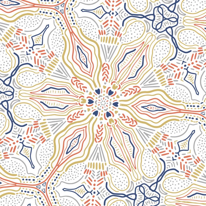 Modern mosaic mandalas Coffee Mug Gallery Image 2