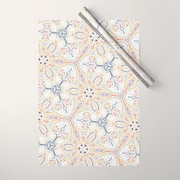 Modern mosaic mandalas Wrapping Paper Gallery Image 1