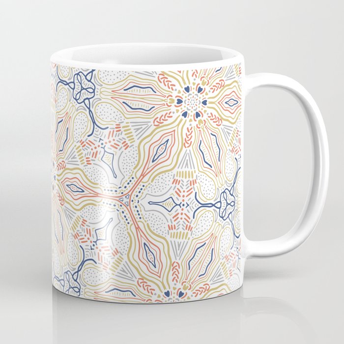 Modern mosaic mandalas Coffee Mug Gallery Image 1
