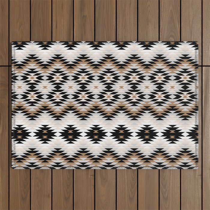 New Mexico in Tan Outdoor Rug Gallery Image 1