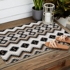New Mexico in Tan Outdoor Rug Gallery Image 2