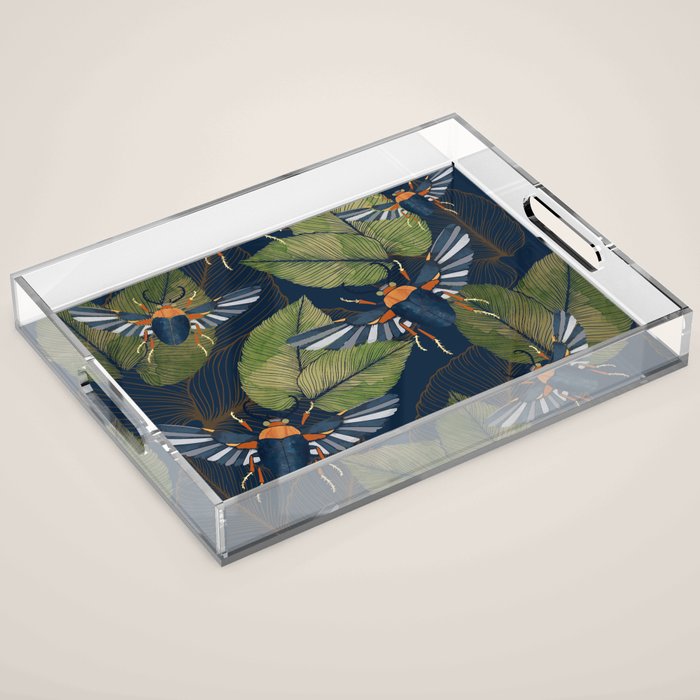 Autumn Scarab Acrylic Tray Gallery Image 1