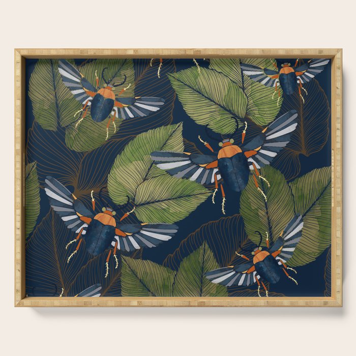 Autumn Scarab Serving Tray Gallery Image 1