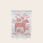 Swedish Dala Horse Red Wall Hanging Gallery Image 1