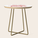 Swedish Dala Horse Red Side Table Gallery Image 1