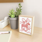 Swedish Dala Horse Red Mini Art Print Gallery Image 2