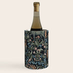Whimsical Horses Botanicals II Wine Chiller Gallery Image 2