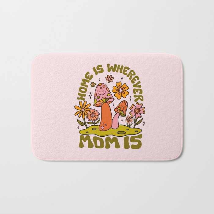 Home is Wherever Mom Is Bath Mat Gallery Image 1