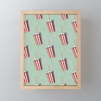 FAST FOOD / Softdrink - pattern Mini Art Print Gallery Image 1