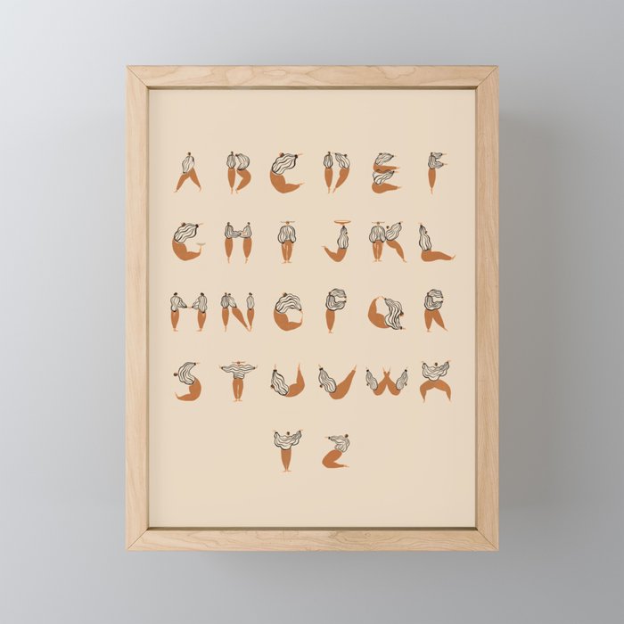 A to Z Mini Art Print Gallery Image 1