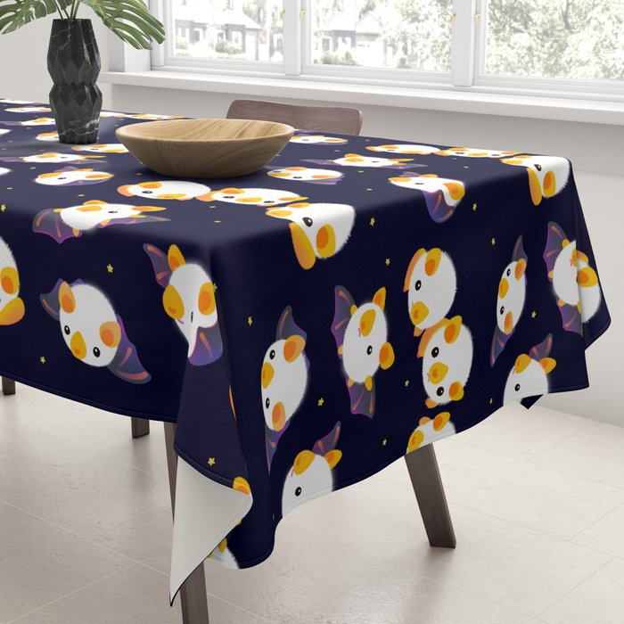 Honduran white bat (Flying mochi) Tablecloth Gallery Image 3