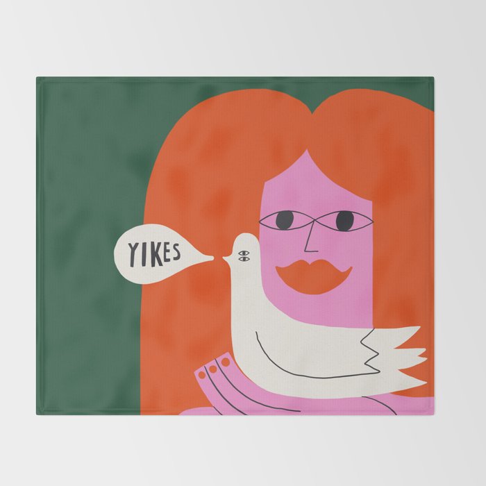 Yikes! Throw Blanket Gallery Image 2