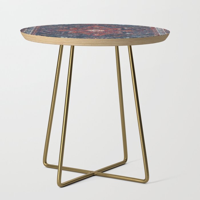 Persian blue and red retro rug Side Table Gallery Image 1