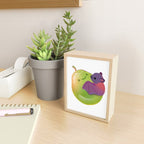 Fruit and bat - dark Mini Art Print Gallery Image 2