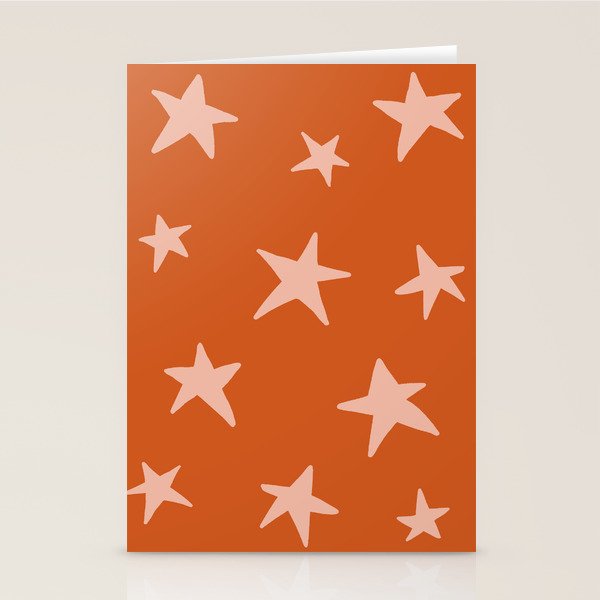 Stars Pumpkin Spice Stationery Card Gallery Image 1