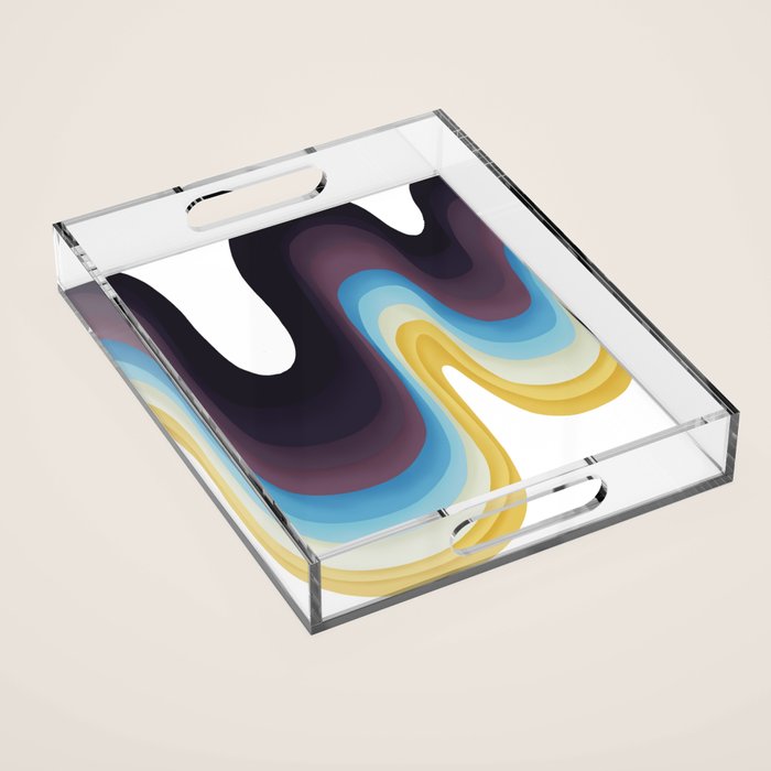 Ribbons Acrylic Tray Gallery Image 1