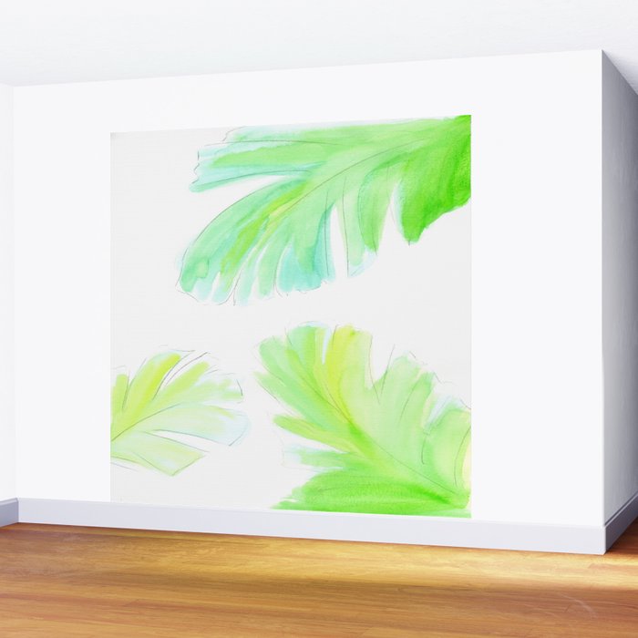 Banana Leaf Wall Mural Gallery Image 2