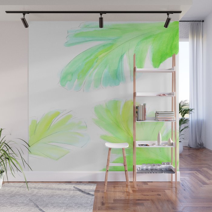 Banana Leaf Wall Mural Gallery Image 1