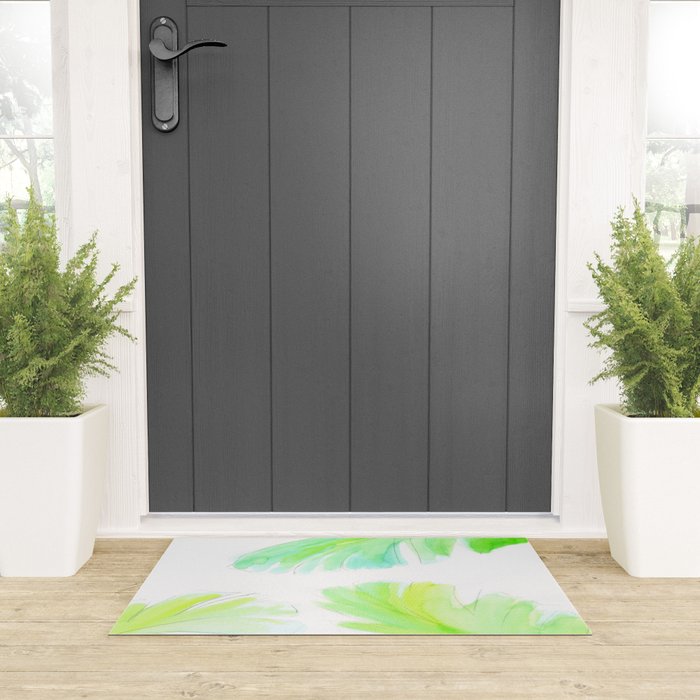 Banana Leaf Welcome Mat Gallery Image 3