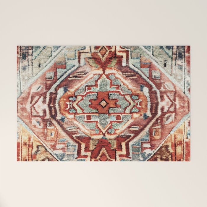 Aesthetic Boho Eclectic Welcome Mat Gallery Image 1