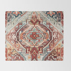 Aesthetic Boho Eclectic Throw Blanket Gallery Image 2