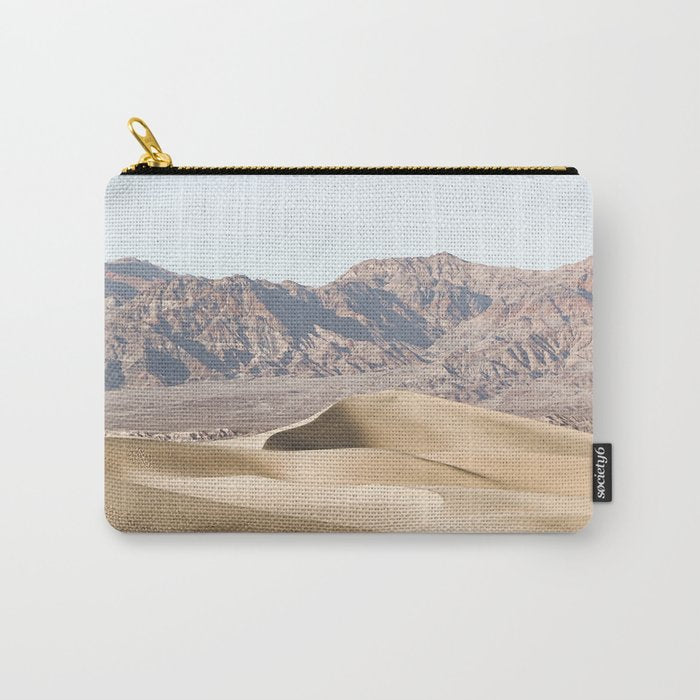 Sand Dunes Of Death Valley National Park Photo | California Landscape Art Print | USA Travel Photography Carry All Pouch Gallery Image 1