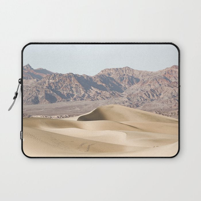 Sand Dunes Of Death Valley National Park Photo | California Landscape Art Print | USA Travel Photography Laptop Sleeve Gallery Image 1