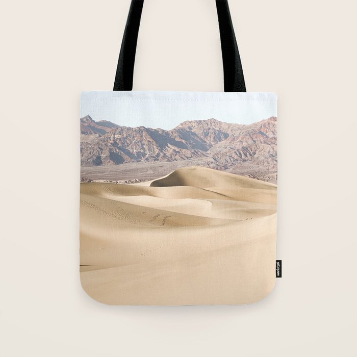 Sand Dunes Of Death Valley National Park Photo | California Landscape Art Print | USA Travel Photography Tote Bag Gallery Image 1