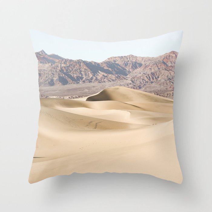 Sand Dunes Of Death Valley National Park Photo | California Landscape Art Print | USA Travel Photography Throw Pillow Gallery Image 6