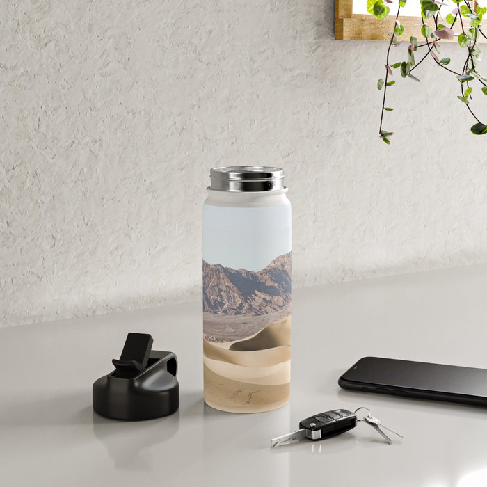 Sand Dunes Of Death Valley National Park Photo | California Landscape Art Print | USA Travel Photography Water Bottle Gallery Image 4