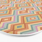 Boho Western Geometric Pattern VII Bath Mat Gallery Image 3