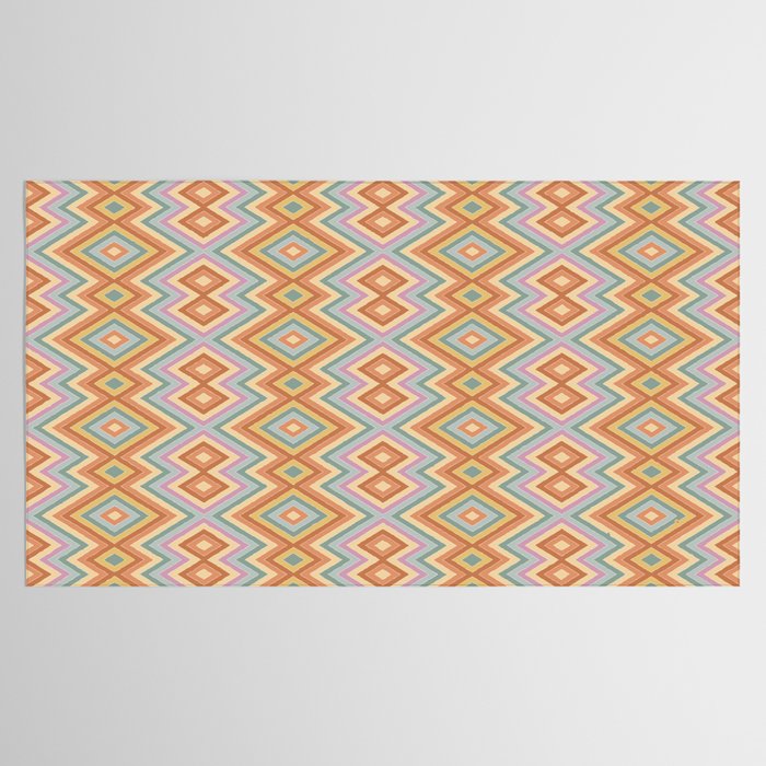 Boho Western Geometric Pattern VII Tablecloth Gallery Image 2