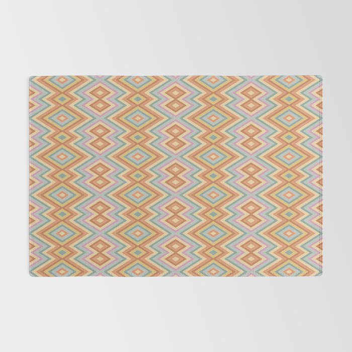 Boho Western Geometric Pattern VII Rug Gallery Image 2