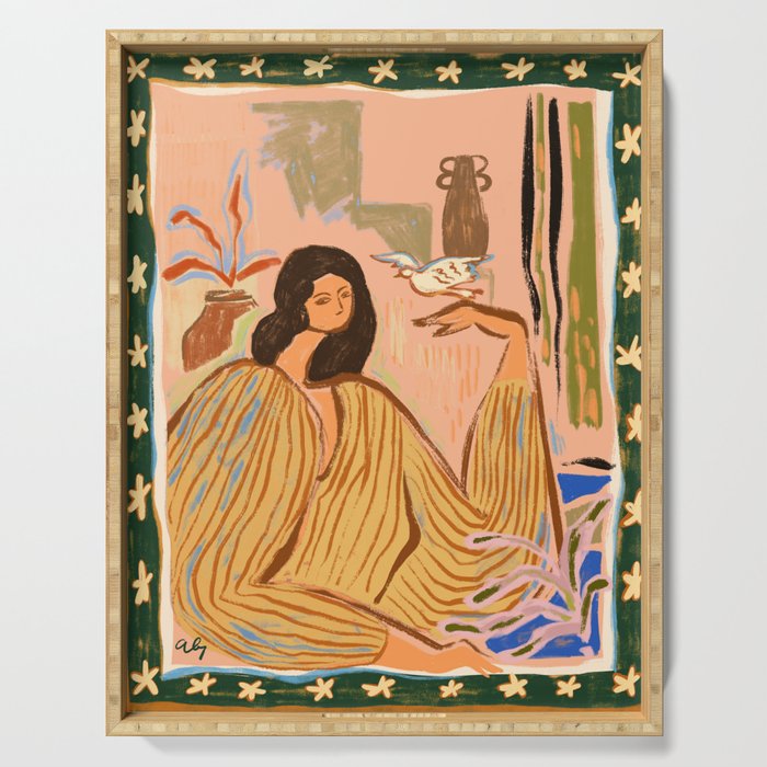 Hello Birdy Serving Tray Gallery Image 1