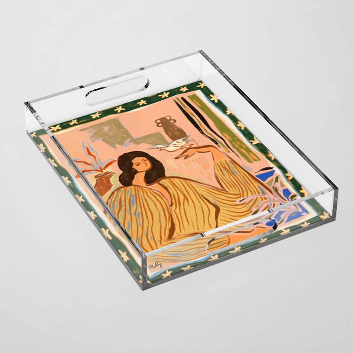 Hello Birdy Acrylic Tray Gallery Image 1