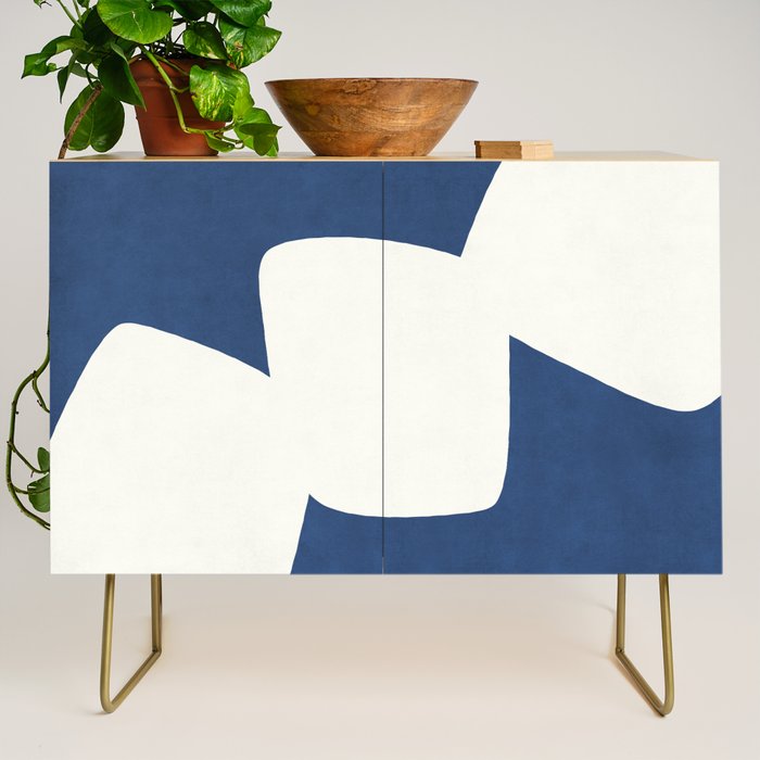 Minimal Shapes blue Credenza Gallery Image 1