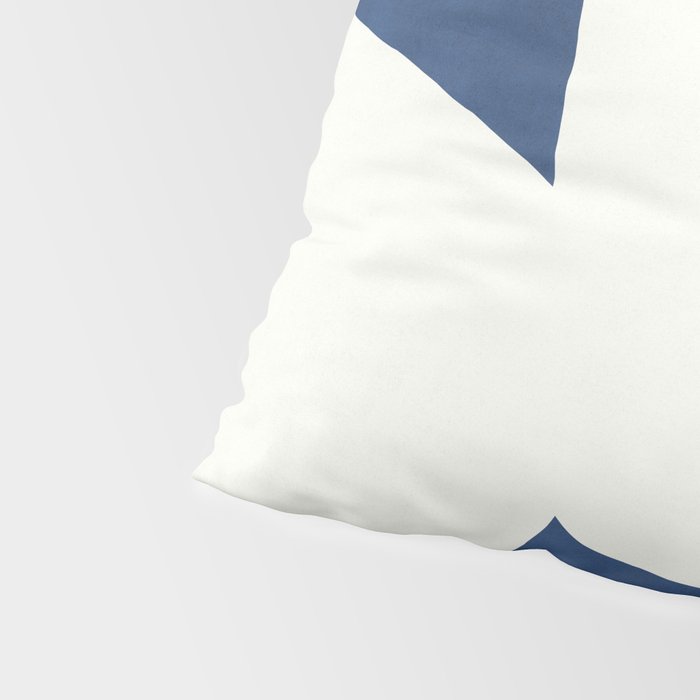 Minimal Shapes blue Pillow Sham Gallery Image 4