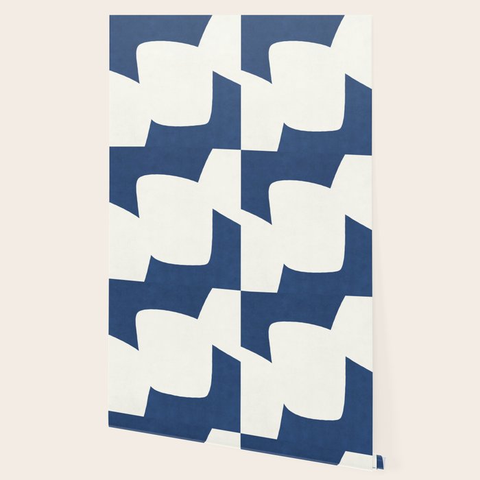 Minimal Shapes blue Wallpaper Gallery Image 2
