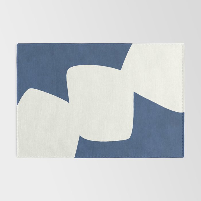 Minimal Shapes blue Rug Gallery Image 2