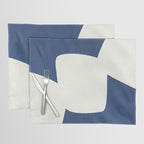 Minimal Shapes blue Placemat Gallery Image 1