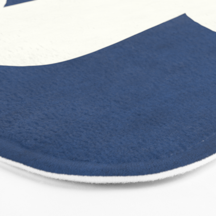 Minimal Shapes blue Bath Mat Gallery Image 3