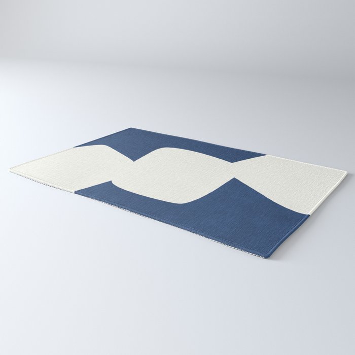 Minimal Shapes blue Rug Gallery Image 3