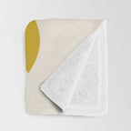 Mid Century Modern Abstract Colorful Shapes Funky Cool Minimalist Pattern Throw Blanket Gallery Image 3