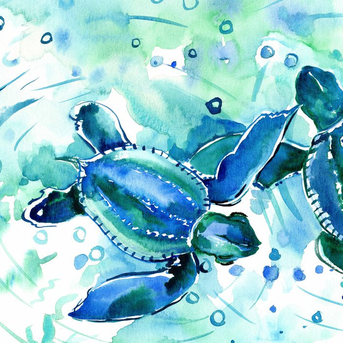 Turquoise Blue Sea Turtles in Ocean Coffee Mug Gallery Image 2