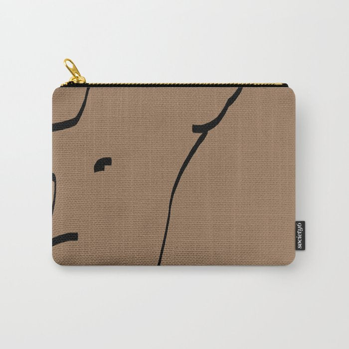 Nude Sketch Carry All Pouch Gallery Image 1