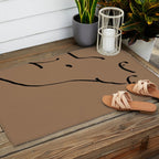 Nude Sketch Outdoor Rug Gallery Image 2